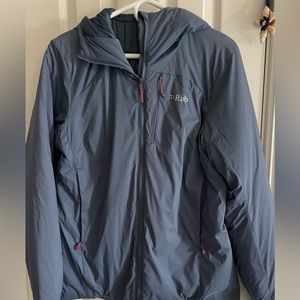 RAB Alpine Pertex Primaloft insulated blue jacket- Excellent condition.